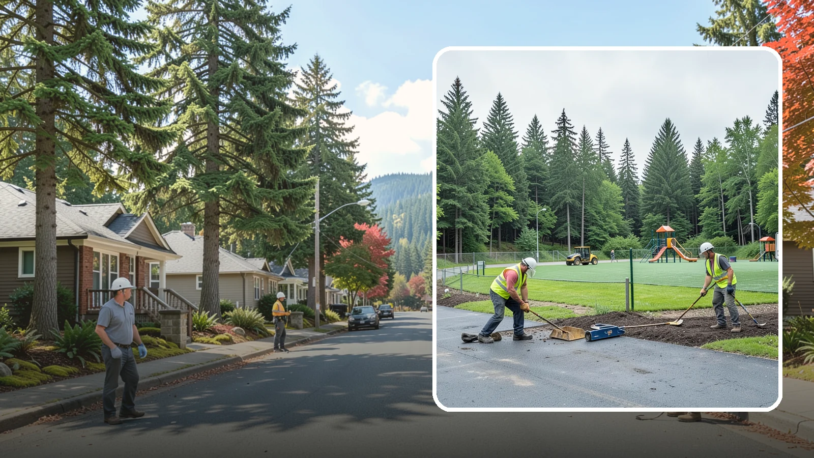Trailhead Maintenance in Hunts Point, King County, WA - Upkeep of trailhead facilities including parking, signage, kiosks, and access improvements.