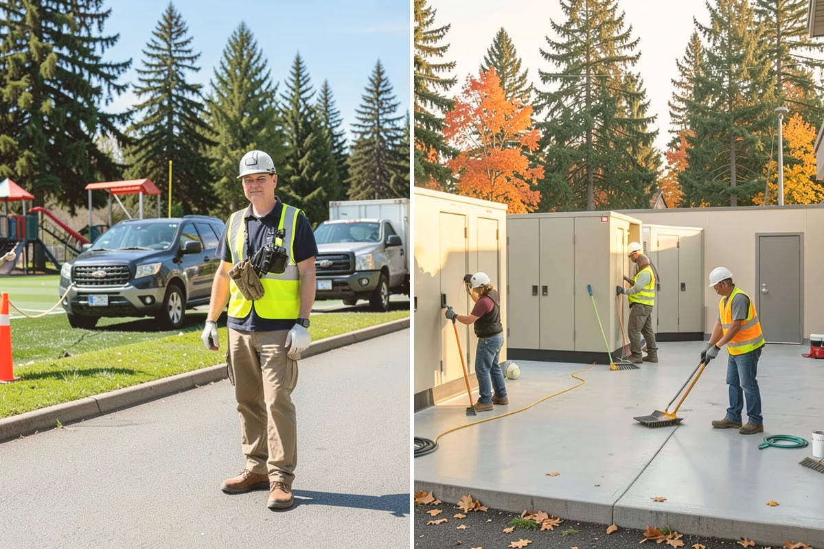 Trailhead Maintenance in Kent, King County, WA - Inspect parking, signage, kiosks, and access features
