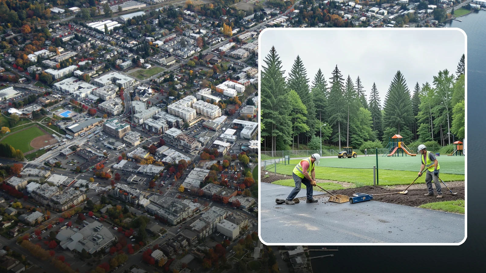 Trailhead Maintenance in Kirkland, King County, WA - Upkeep of trailhead facilities including parking, signage, kiosks, and access improvements.