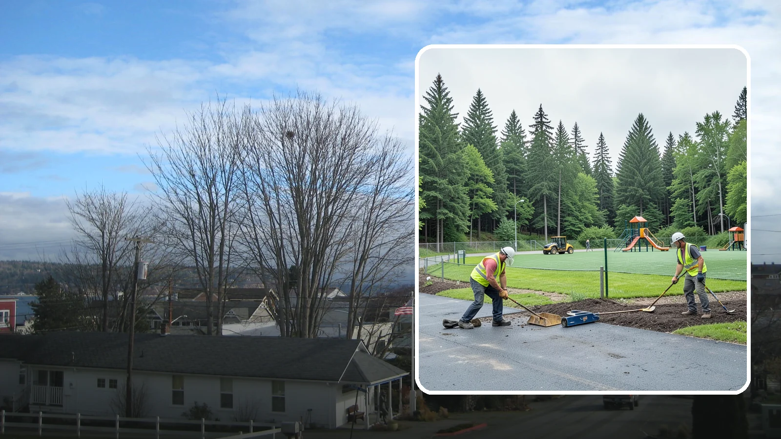 Trailhead Maintenance in Langley, Island County, WA - Upkeep of trailhead facilities including parking, signage, kiosks, and access improvements.
