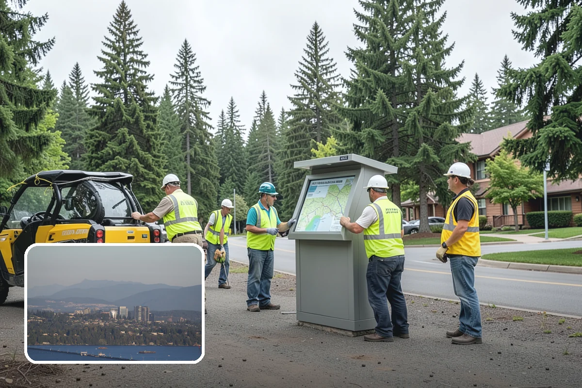 Trailhead Maintenance in Medina, King County, WA - Maintains a safe, welcoming entry point to the trail system