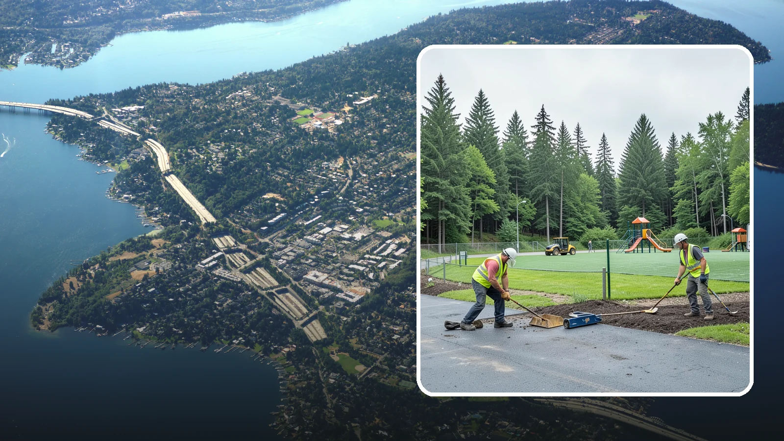 Trailhead Maintenance in Mercer Island, King County, WA - Upkeep of trailhead facilities including parking, signage, kiosks, and access improvements.