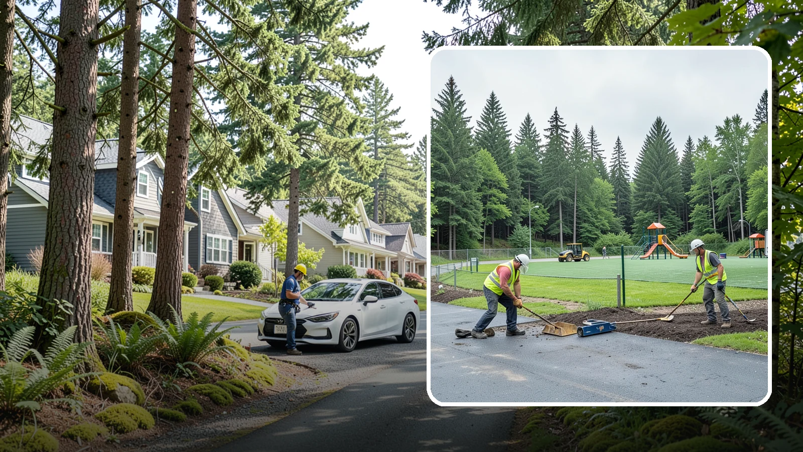 Trailhead Maintenance in Normandy Park, King County, WA - Upkeep of trailhead facilities including parking, signage, kiosks, and access improvements.