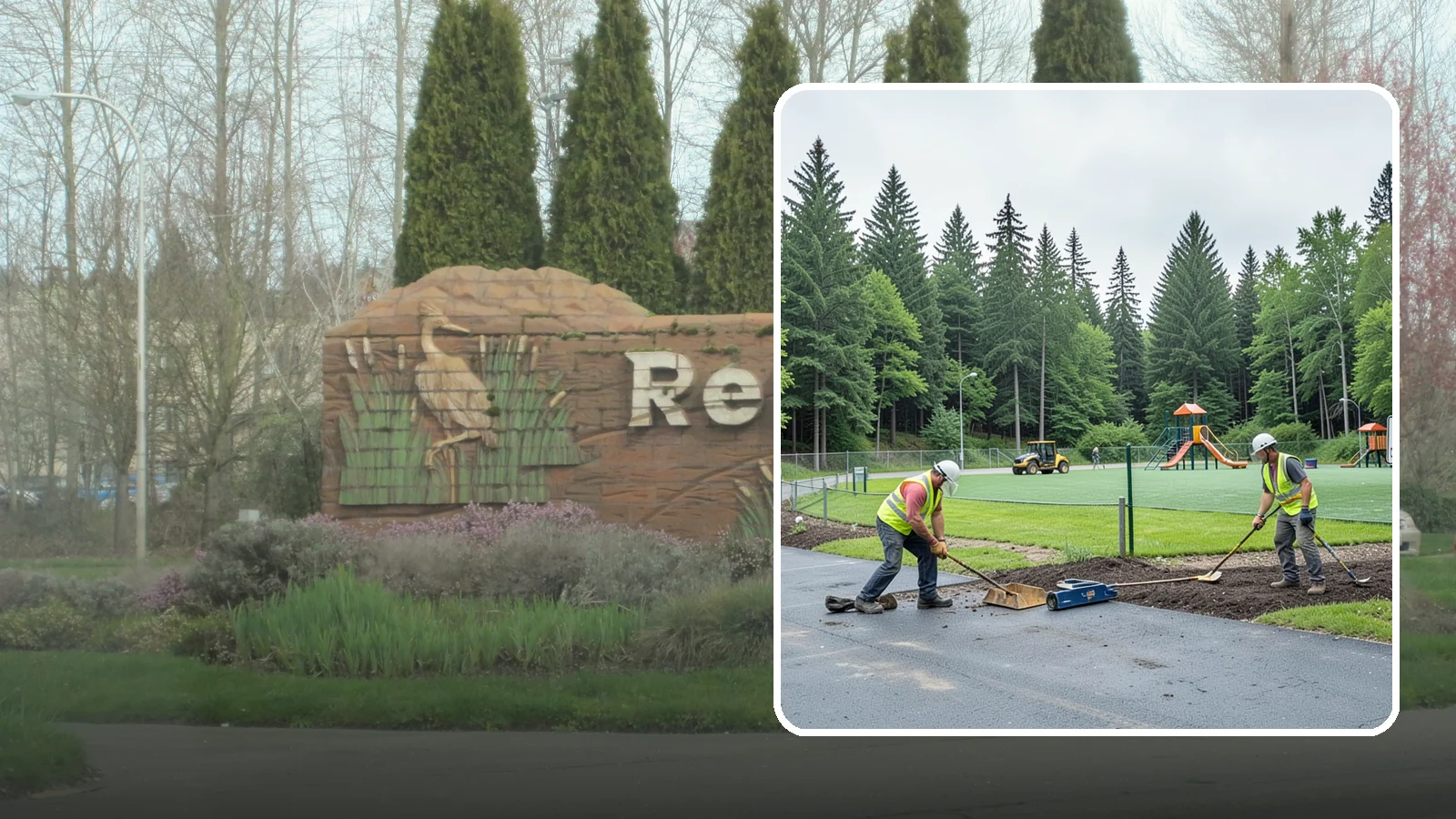 Trailhead Maintenance in Renton, King County, WA - Upkeep of trailhead facilities including parking, signage, kiosks, and access improvements.