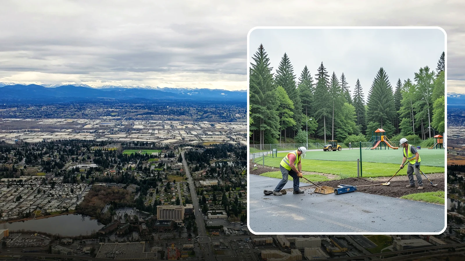 Trailhead Maintenance in SeaTac, King County, WA - Upkeep of trailhead facilities including parking, signage, kiosks, and access improvements.