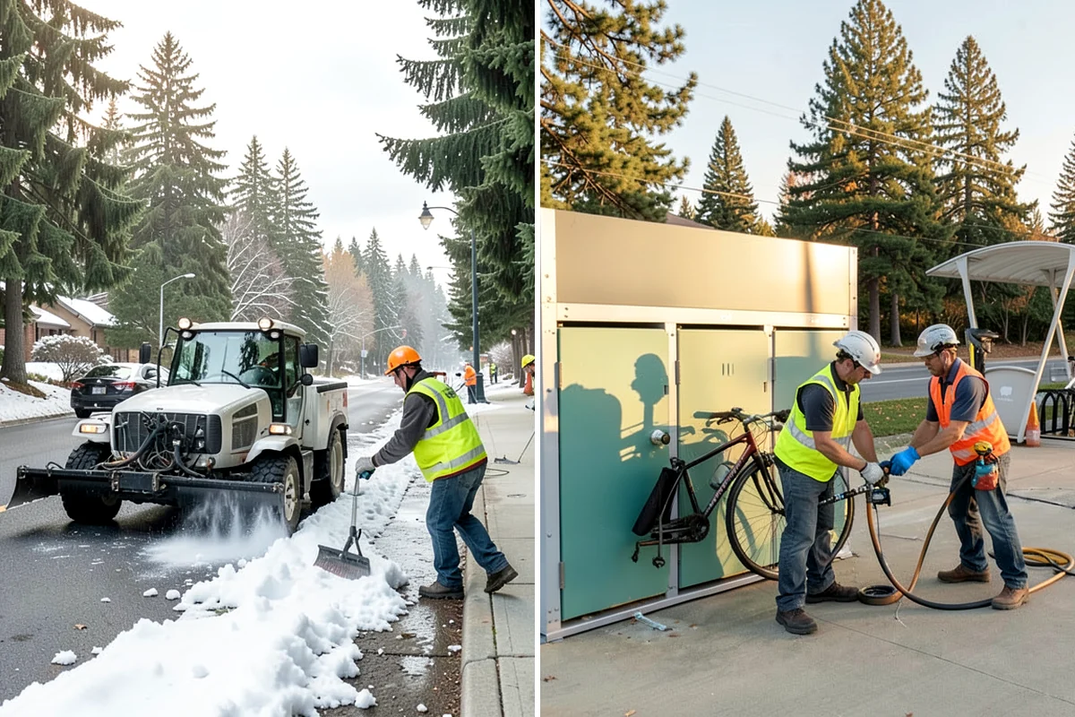 Trailhead Maintenance in SeaTac, King County, WA - Inspect parking, signage, kiosks, and access features