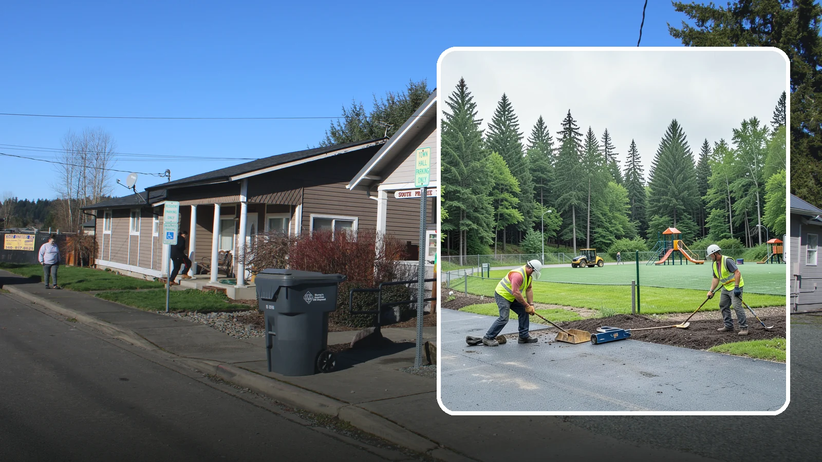 Trailhead Maintenance in South Prairie, Pierce County, WA - Upkeep of trailhead facilities including parking, signage, kiosks, and access improvements.