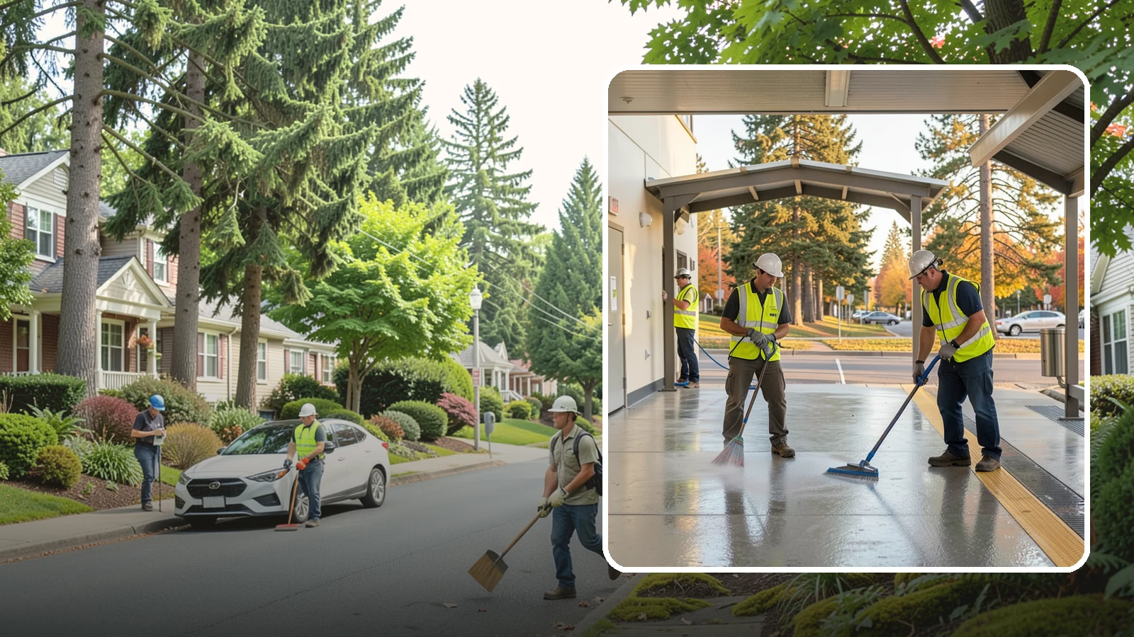 Transit Facility Cleaning in Beaux Arts Village, King County, WA - We pressure wash transit centers, shelters, and platforms to maintain clean, safe public transportation spaces in Western...