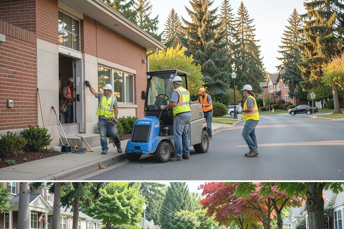 Transit Facility Cleaning in Beaux Arts Village, King County, WA - Cleaning runs year-round given constant transit use, with frequency scaled up in high-ridership seasons and around major events.