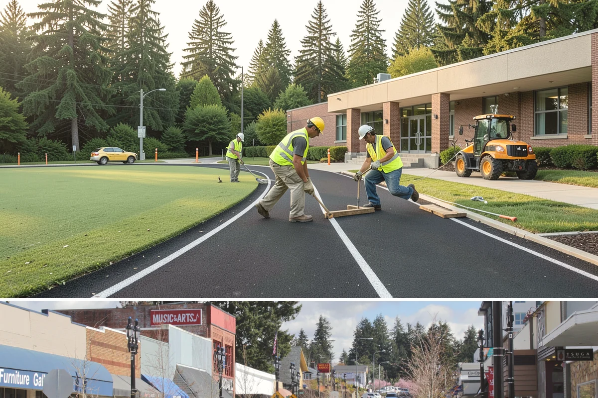 Transit Facility Cleaning in Bothell, King County, WA - Cleaning runs year-round given constant transit use, with frequency scaled up in high-ridership seasons and around major events.