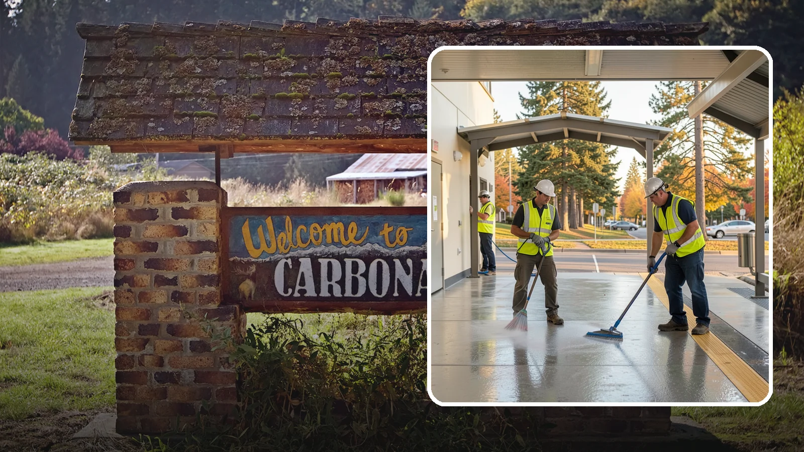 Transit Facility Cleaning in Carbonado, Pierce County, WA - We pressure wash transit centers, shelters, and platforms to maintain clean, safe public transportation spaces in Western...