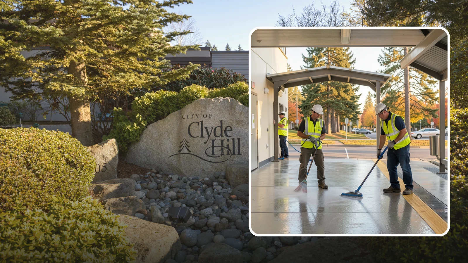 Transit Facility Cleaning in Clyde Hill, King County, WA - We pressure wash transit centers, shelters, and platforms to maintain clean, safe public transportation spaces in Western...