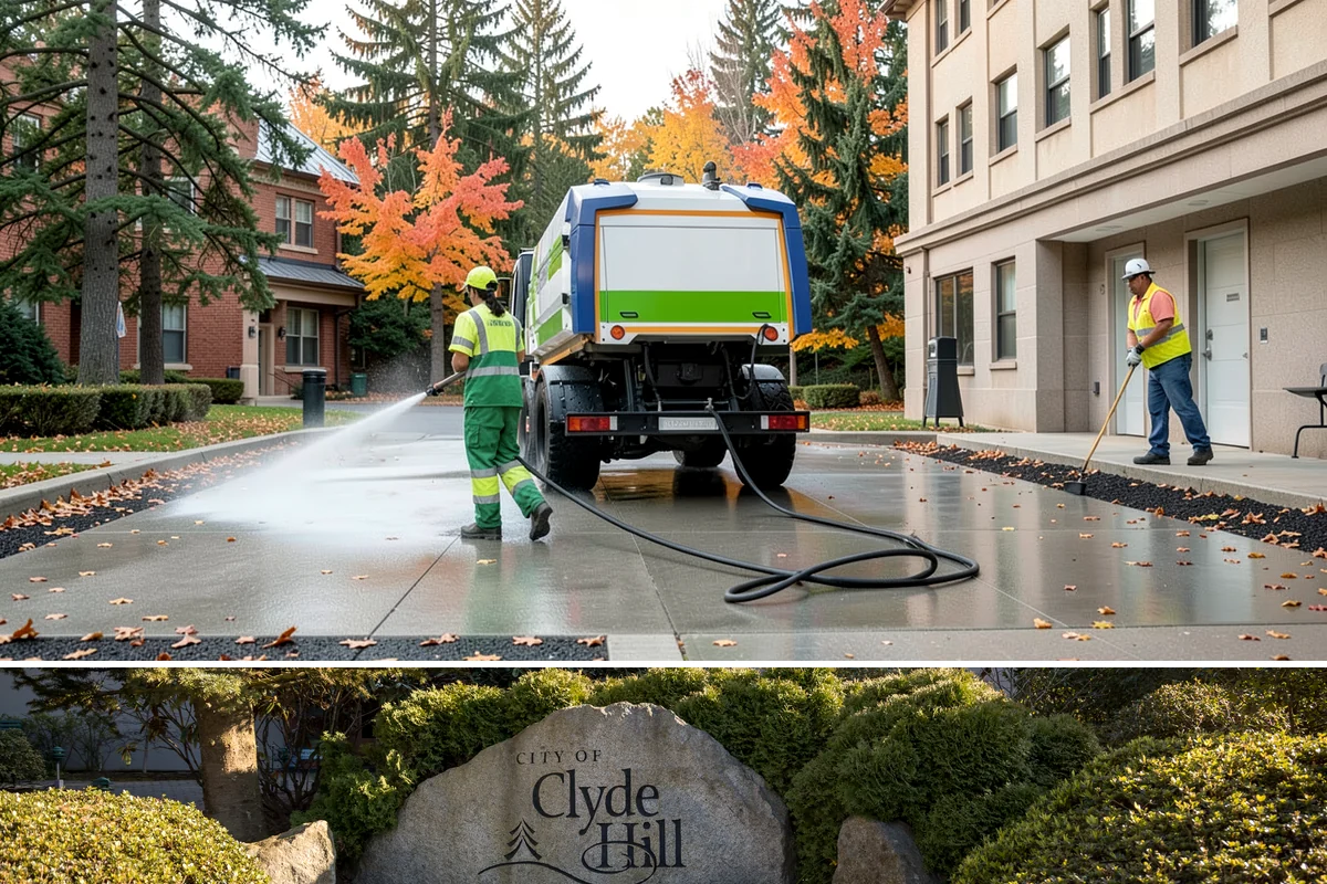 Transit Facility Cleaning in Clyde Hill, King County, WA - Cleaning runs year-round given constant transit use, with frequency scaled up in high-ridership seasons and around major events.