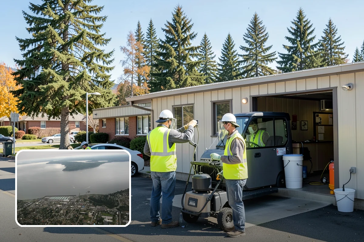 Transit Facility Cleaning in Des Moines, King County, WA - Regular washing controls grime and biohazards on high-use surfaces