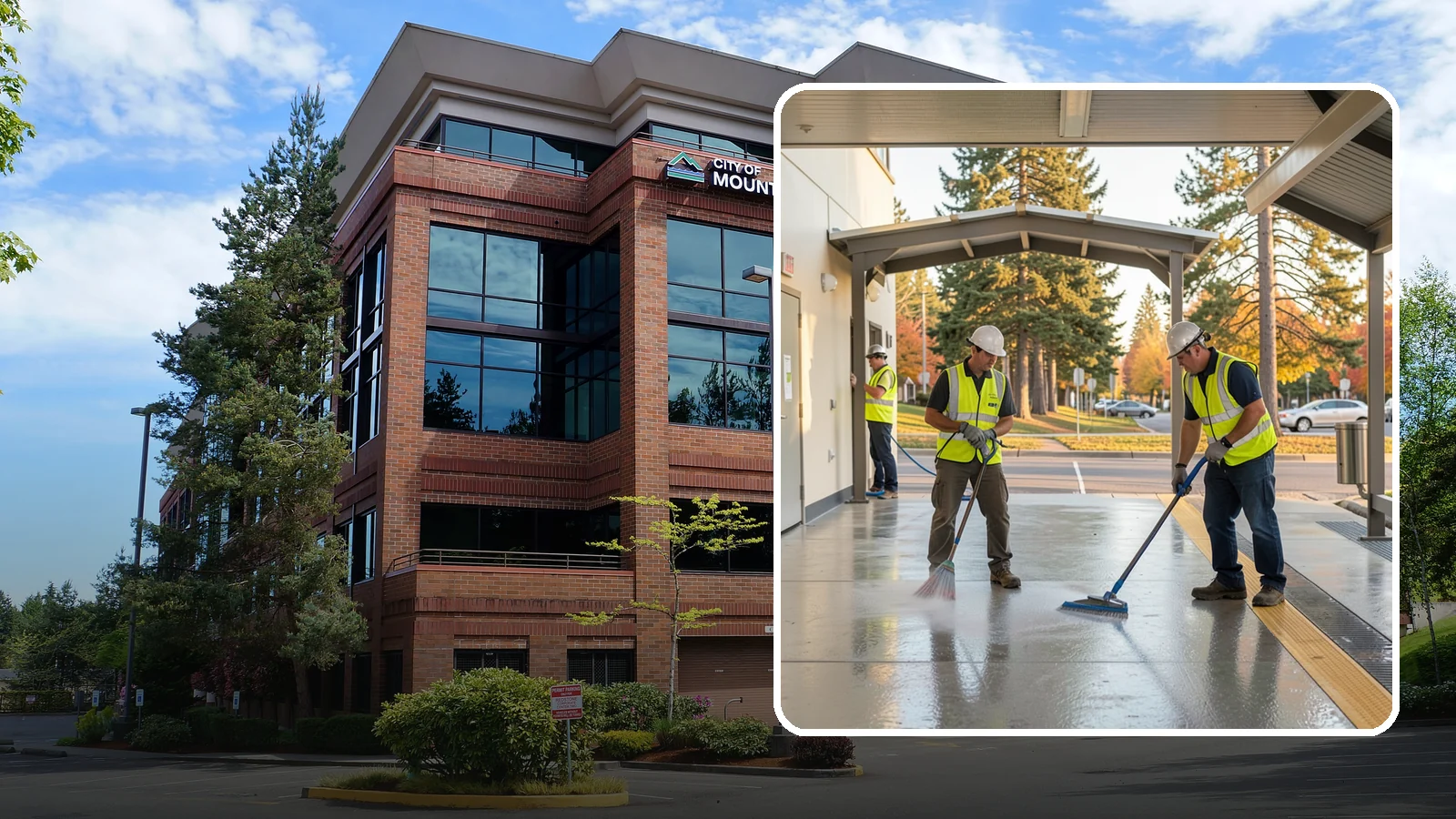 Transit Facility Cleaning in Mountlake Terrace, Snohomish County, WA - We pressure wash transit centers, shelters, and platforms to maintain clean, safe public transportation spaces in Western...