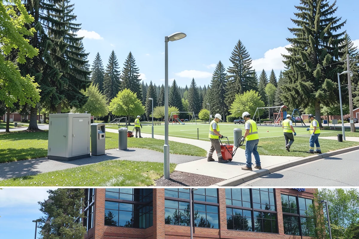 Transit Facility Cleaning in Mountlake Terrace, Snohomish County, WA - Cleaning runs year-round given constant transit use, with frequency scaled up in high-ridership seasons and around major events.