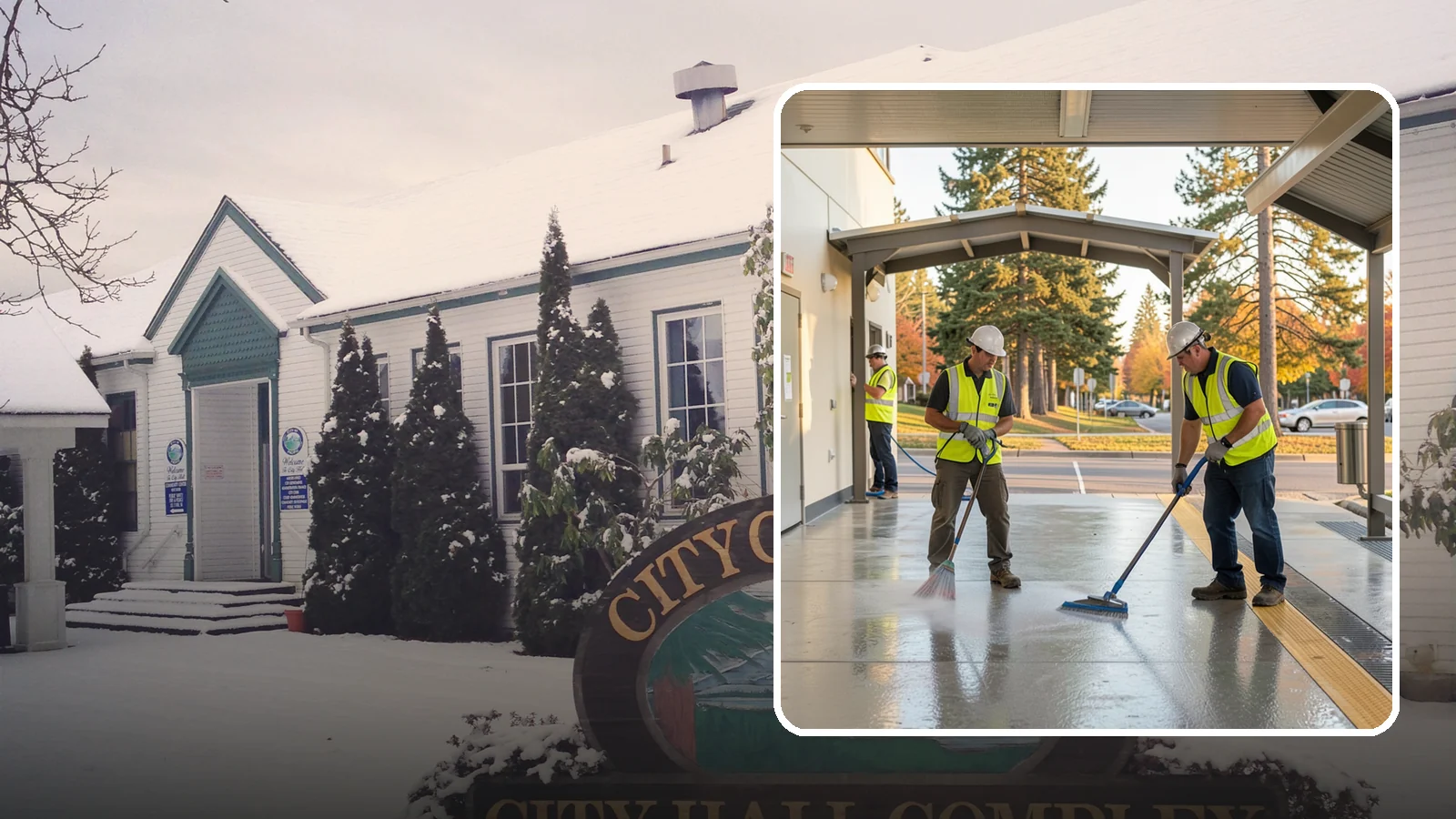 Transit Facility Cleaning in Pacific, King County, WA - We pressure wash transit centers, shelters, and platforms to maintain clean, safe public transportation spaces in Western...
