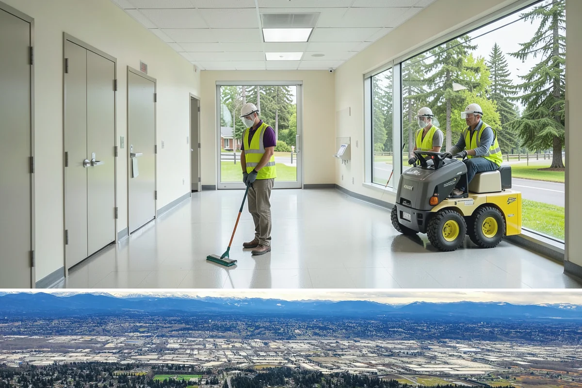 Transit Facility Cleaning in SeaTac, King County, WA - Cleaning runs year-round given constant transit use, with frequency scaled up in high-ridership seasons and around major events.