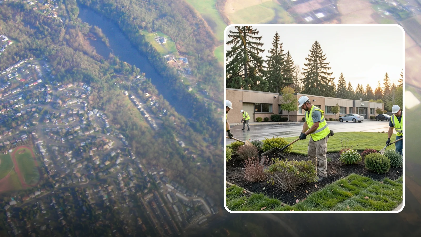 Transit Facility Grounds Maintenance in Algona, King County, WA - Grounds maintenance for transit centers, park-and-rides, and bus bases across Western Washington transit agencies.