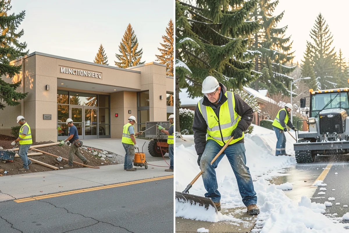 Transit Facility Grounds Maintenance in Algona, King County, WA - Coordinate with transit operations to identify active lanes and safe work windows