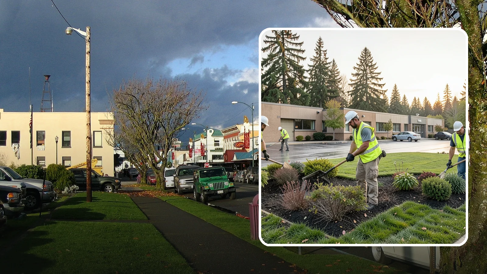 Transit Facility Grounds Maintenance in Arlington, Snohomish County, WA - Grounds maintenance for transit centers, park-and-rides, and bus bases across Western Washington transit agencies.