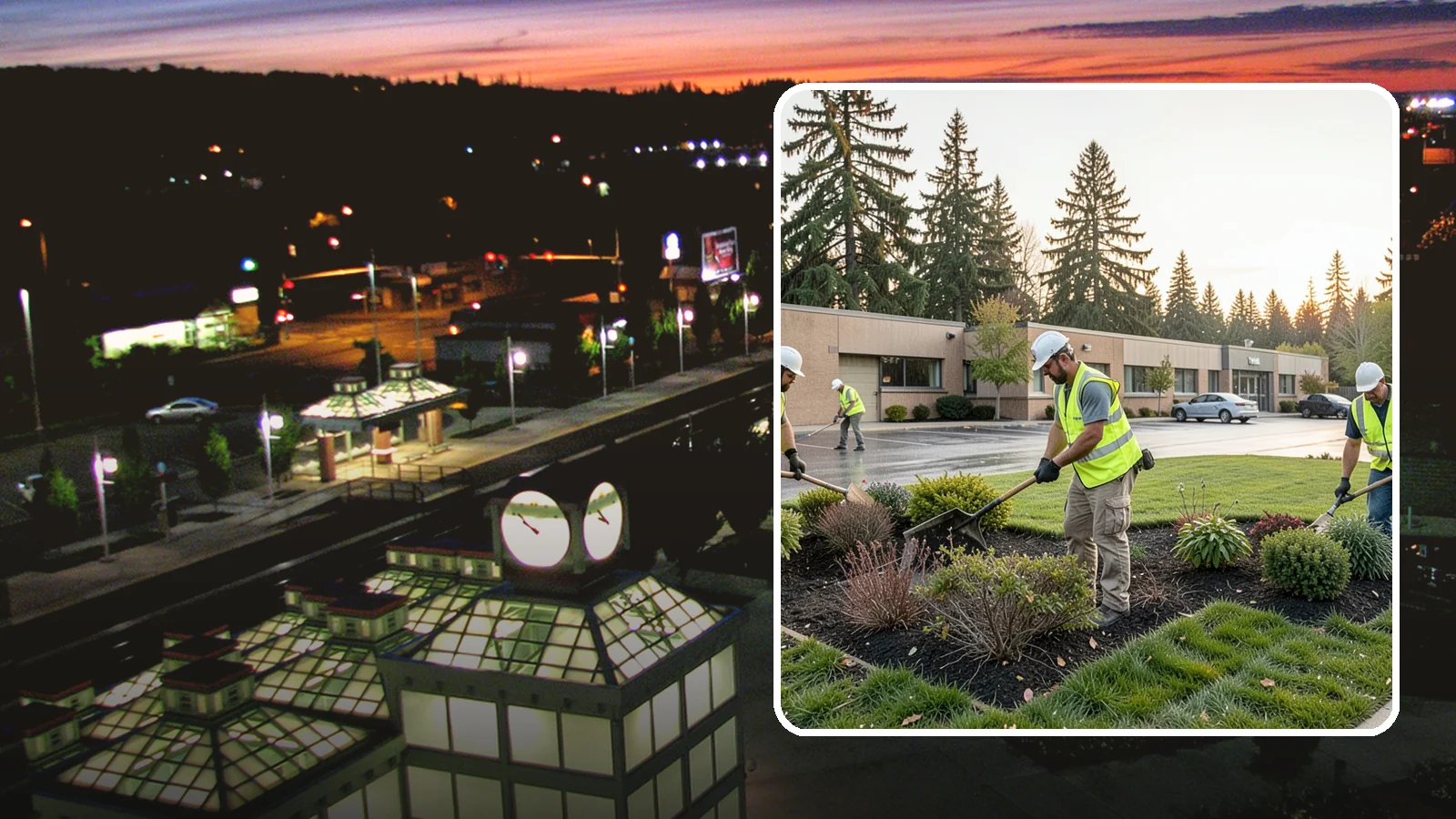 Transit Facility Grounds Maintenance in Auburn, King County, WA - Grounds maintenance for transit centers, park-and-rides, and bus bases across Western Washington transit agencies.