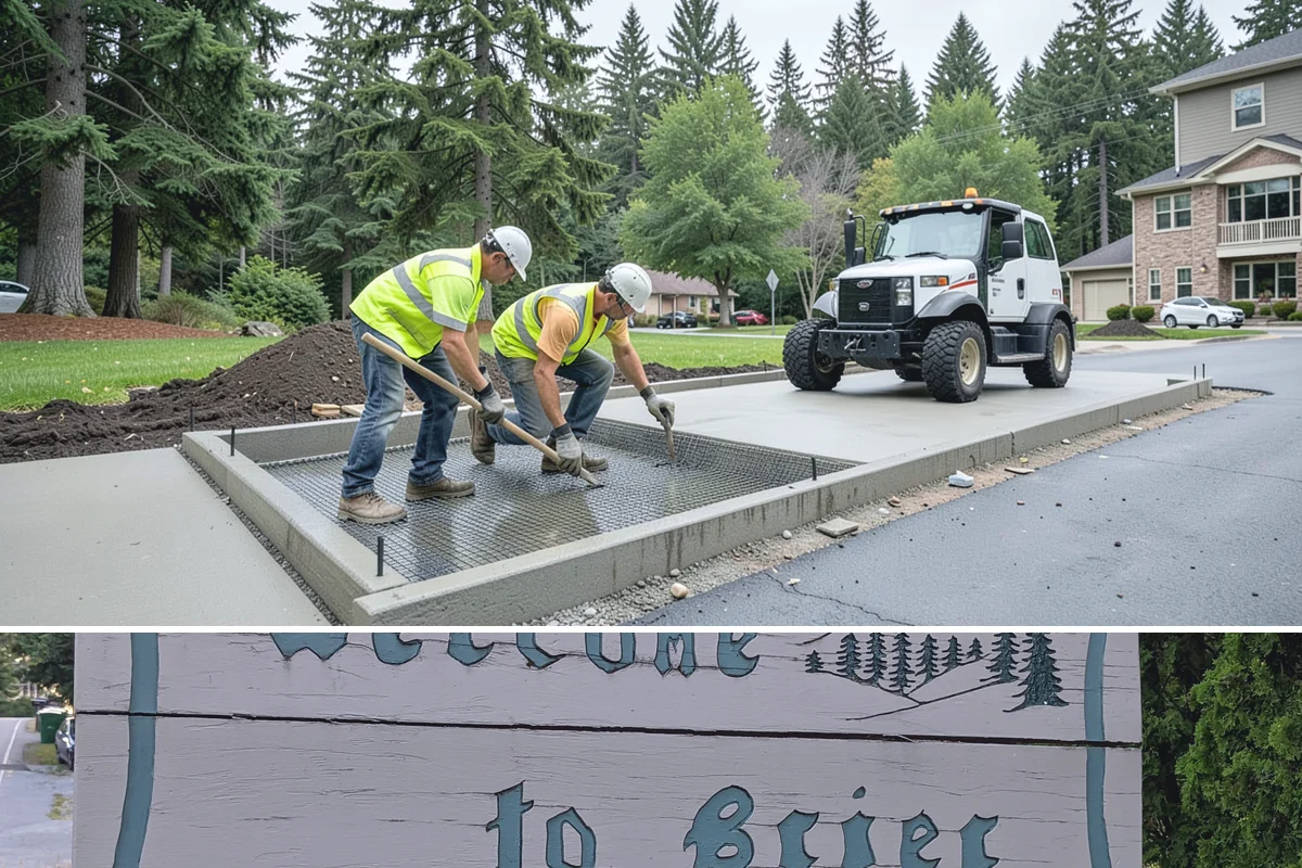 Transit Facility Grounds Maintenance in Brier, Snohomish County, WA - Leaf and debris management peak in autumn when falling foliage threatens platform slip hazards and drain blockages.