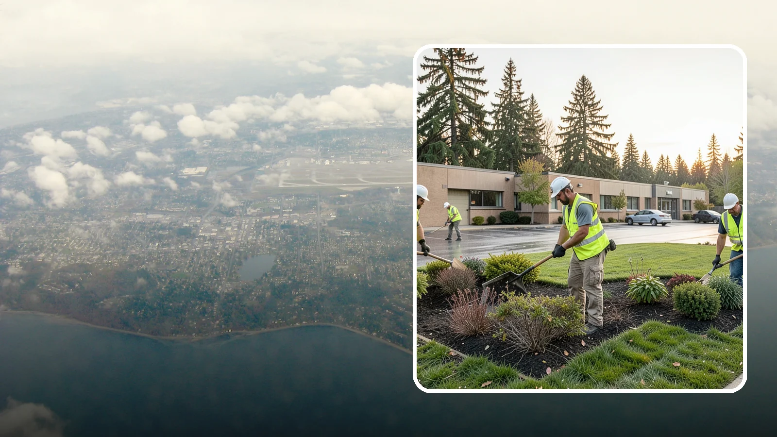 Transit Facility Grounds Maintenance in Burien, King County, WA - Grounds maintenance for transit centers, park-and-rides, and bus bases across Western Washington transit agencies.