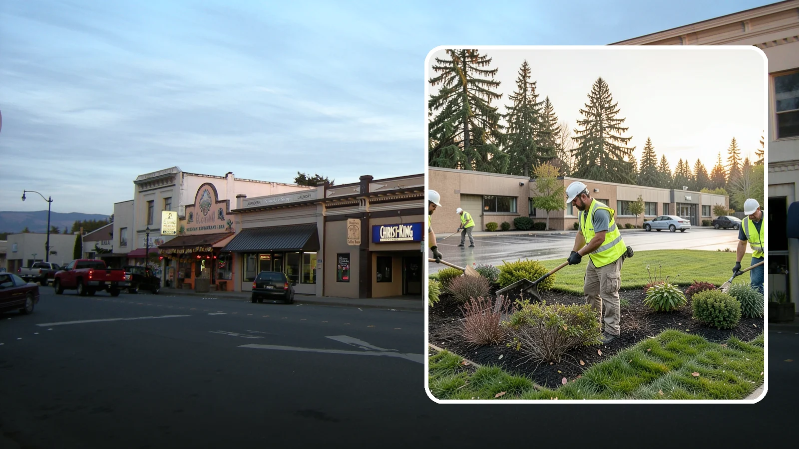Transit Facility Grounds Maintenance in Burlington, Skagit County, WA - Grounds maintenance for transit centers, park-and-rides, and bus bases across Western Washington transit agencies.
