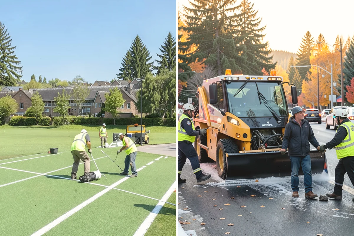 Transit Facility Grounds Maintenance in Carnation, King County, WA - Coordinate with transit operations to identify active lanes and safe work windows