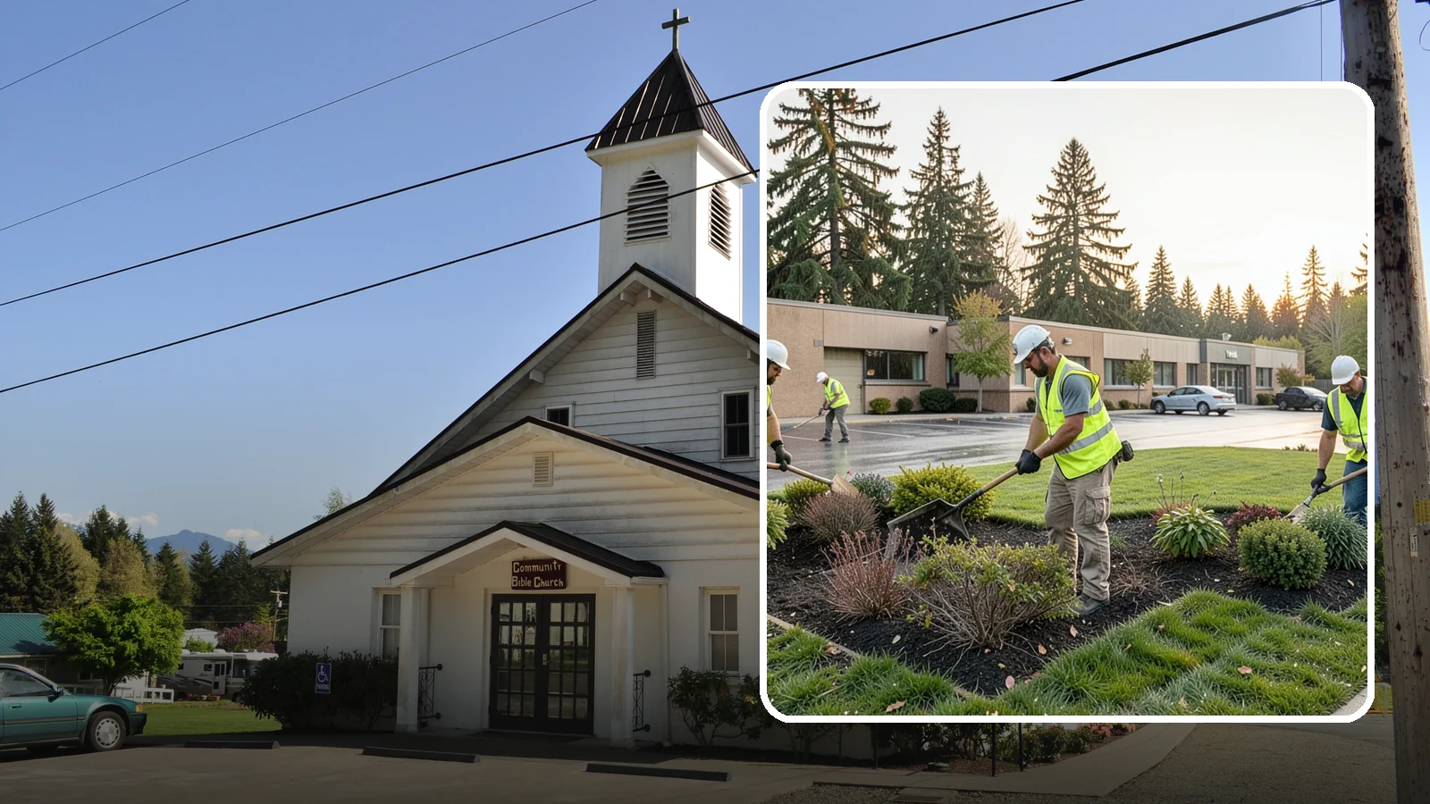 Transit Facility Grounds Maintenance in Concrete, Skagit County, WA - Grounds maintenance for transit centers, park-and-rides, and bus bases across Western Washington transit agencies.