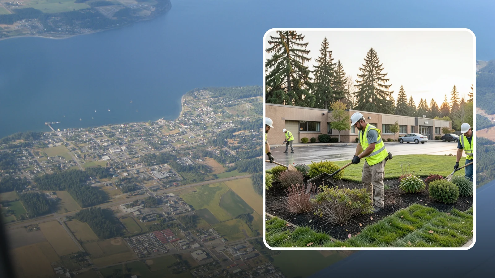 Transit Facility Grounds Maintenance in Coupeville, Island County, WA - Grounds maintenance for transit centers, park-and-rides, and bus bases across Western Washington transit agencies.