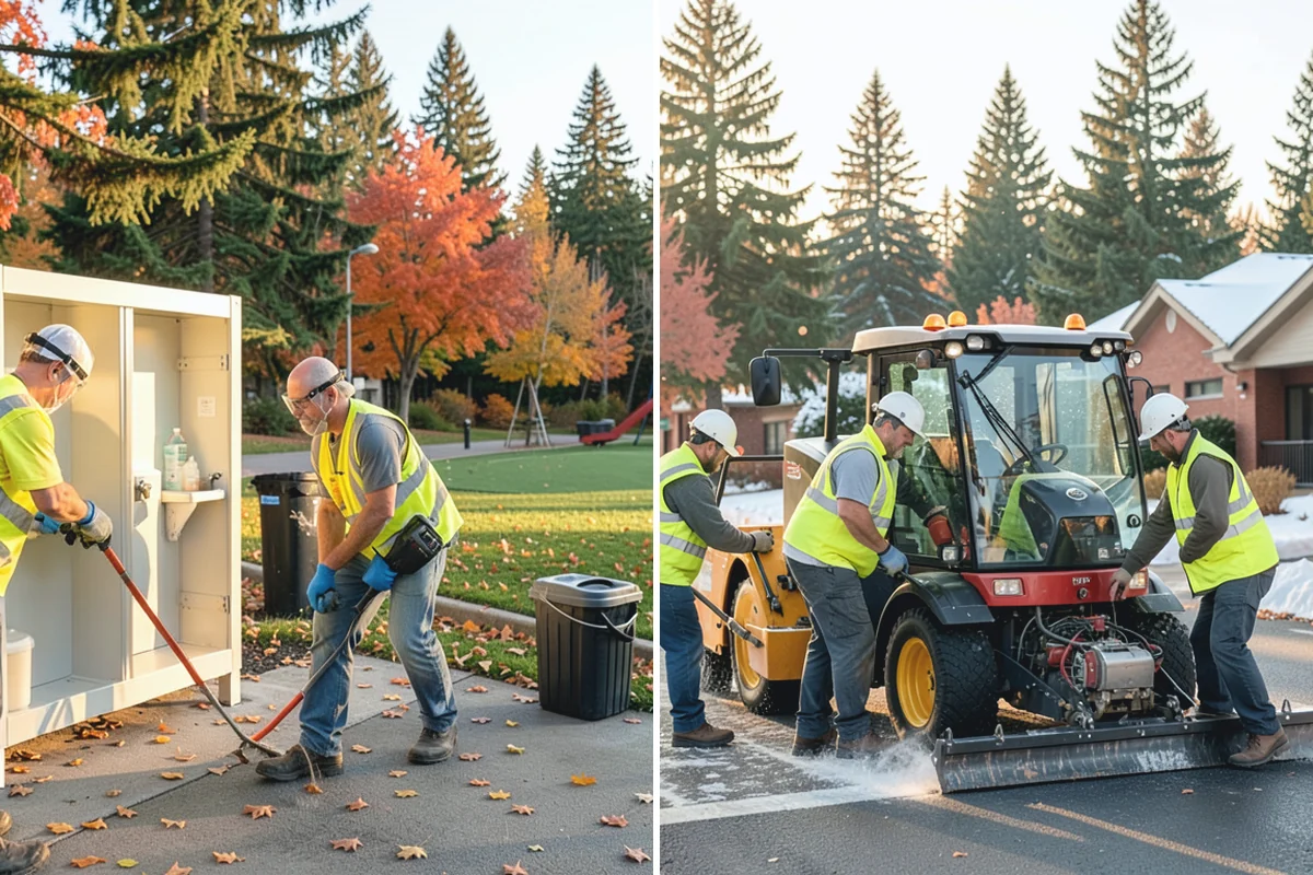 Transit Facility Grounds Maintenance in Coupeville, Island County, WA - Coordinate with transit operations to identify active lanes and safe work windows