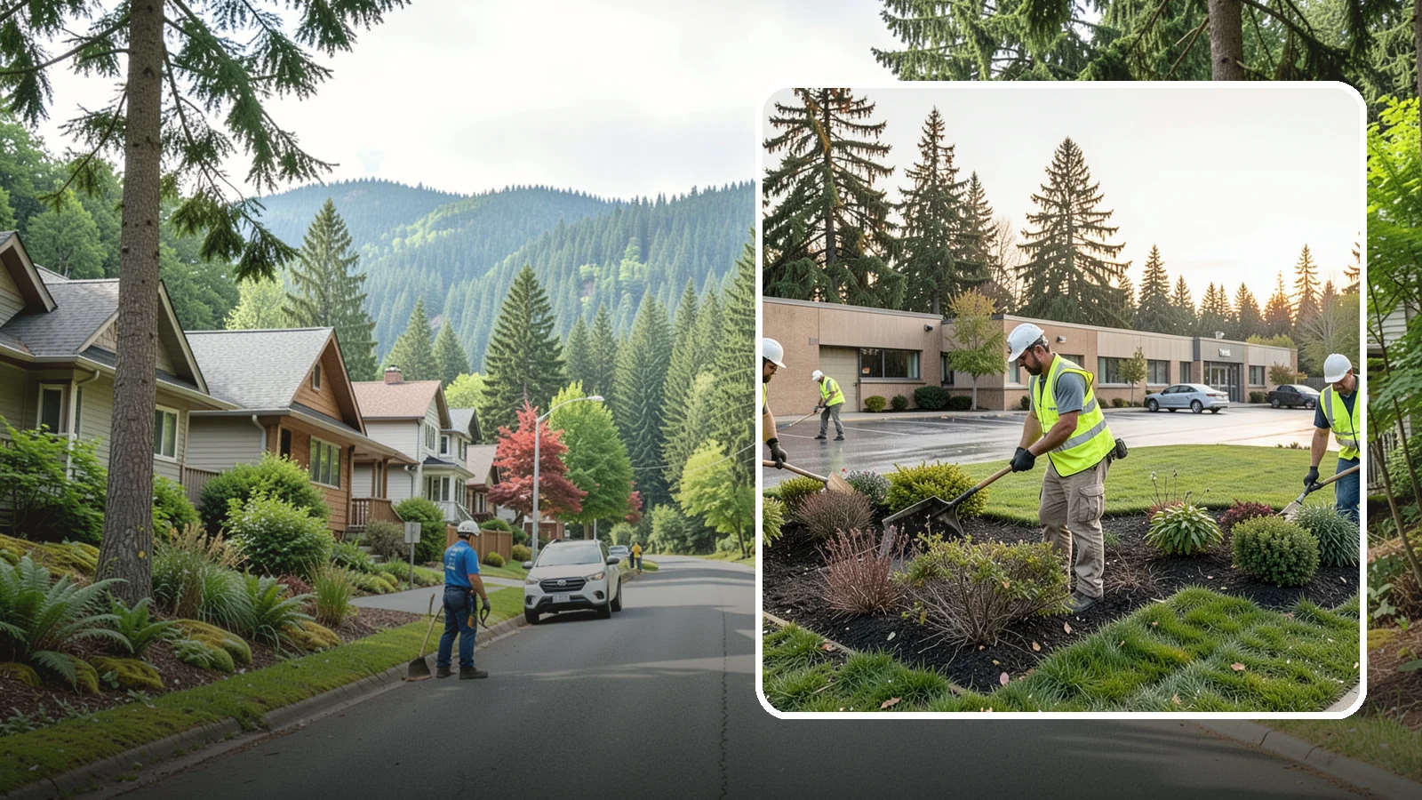 Transit Facility Grounds Maintenance in Darrington, Snohomish County, WA - Grounds maintenance for transit centers, park-and-rides, and bus bases across Western Washington transit agencies.