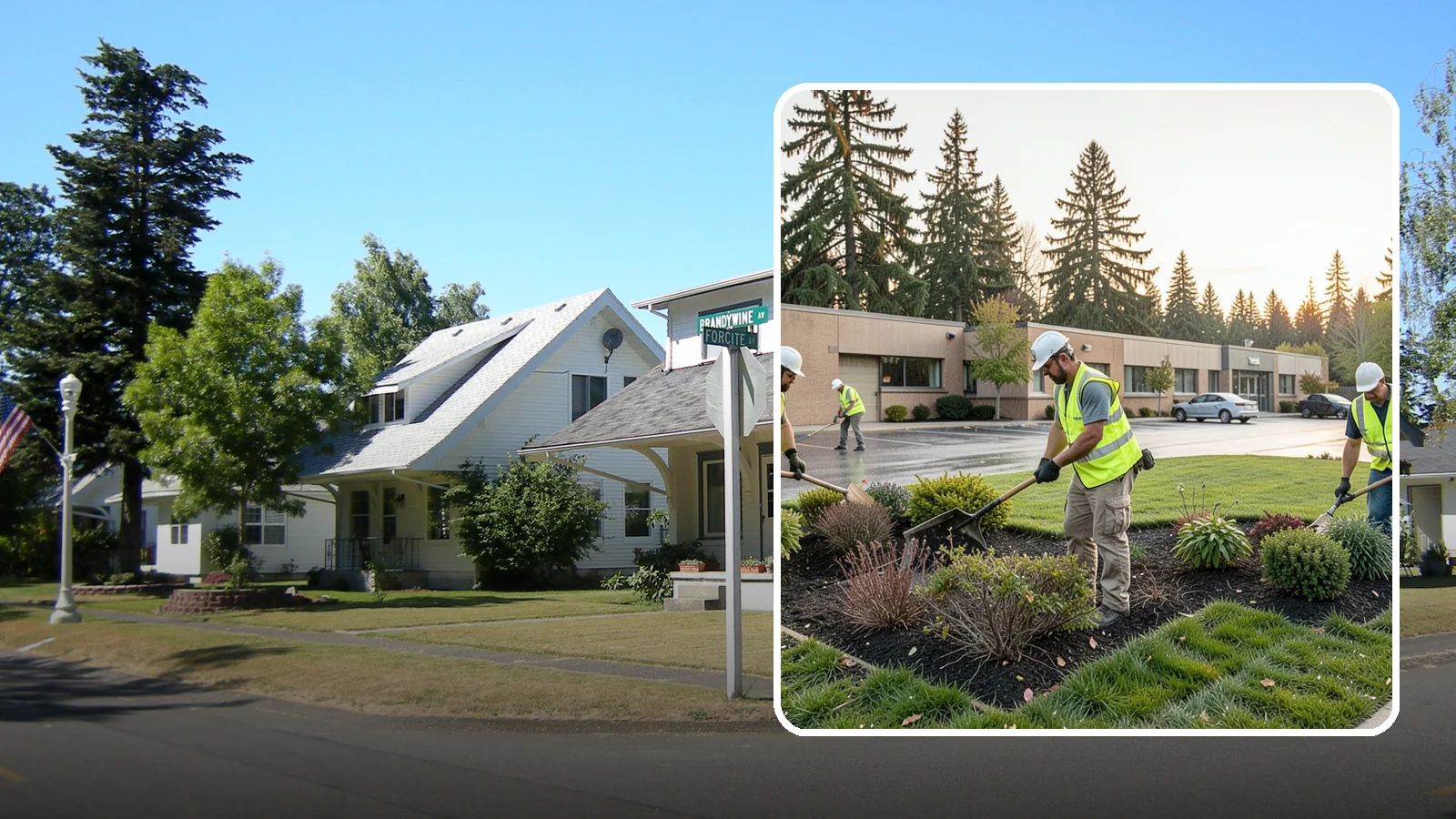 Transit Facility Grounds Maintenance in DuPont, Pierce County, WA - Grounds maintenance for transit centers, park-and-rides, and bus bases across Western Washington transit agencies.