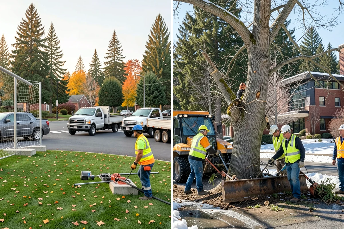 Transit Facility Grounds Maintenance in DuPont, Pierce County, WA - Coordinate with transit operations to identify active lanes and safe work windows