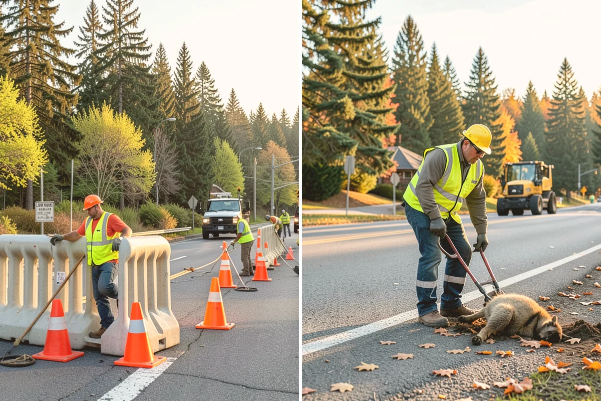 Transit Facility Grounds Maintenance in Edmonds, Snohomish County, WA - Coordinate with transit operations to identify active lanes and safe work windows