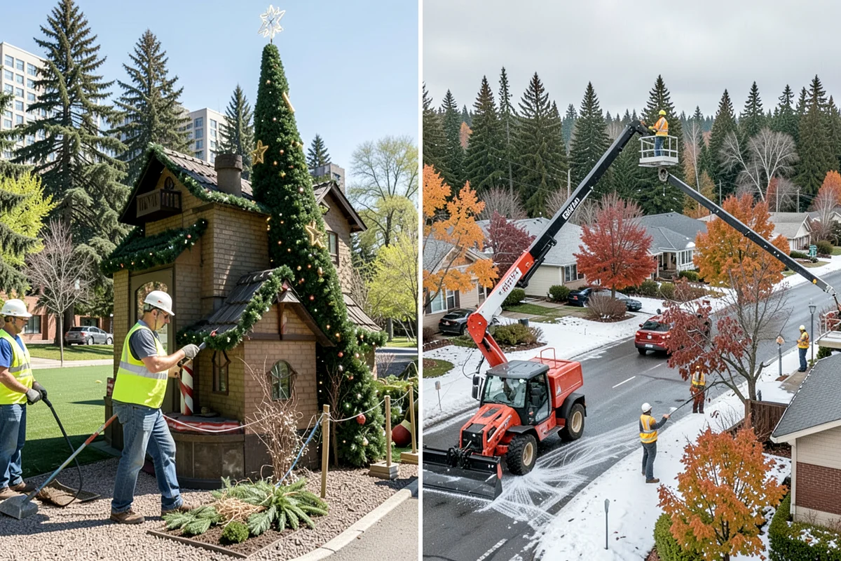 Transit Facility Grounds Maintenance in Enumclaw, King County, WA - Coordinate with transit operations to identify active lanes and safe work windows