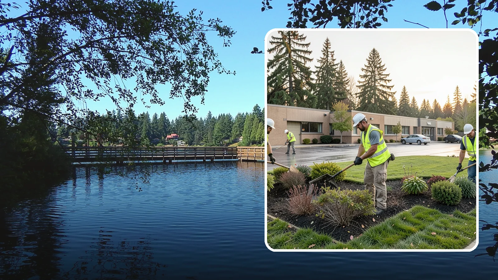 Transit Facility Grounds Maintenance in Federal Way, King County, WA - Grounds maintenance for transit centers, park-and-rides, and bus bases across Western Washington transit agencies.
