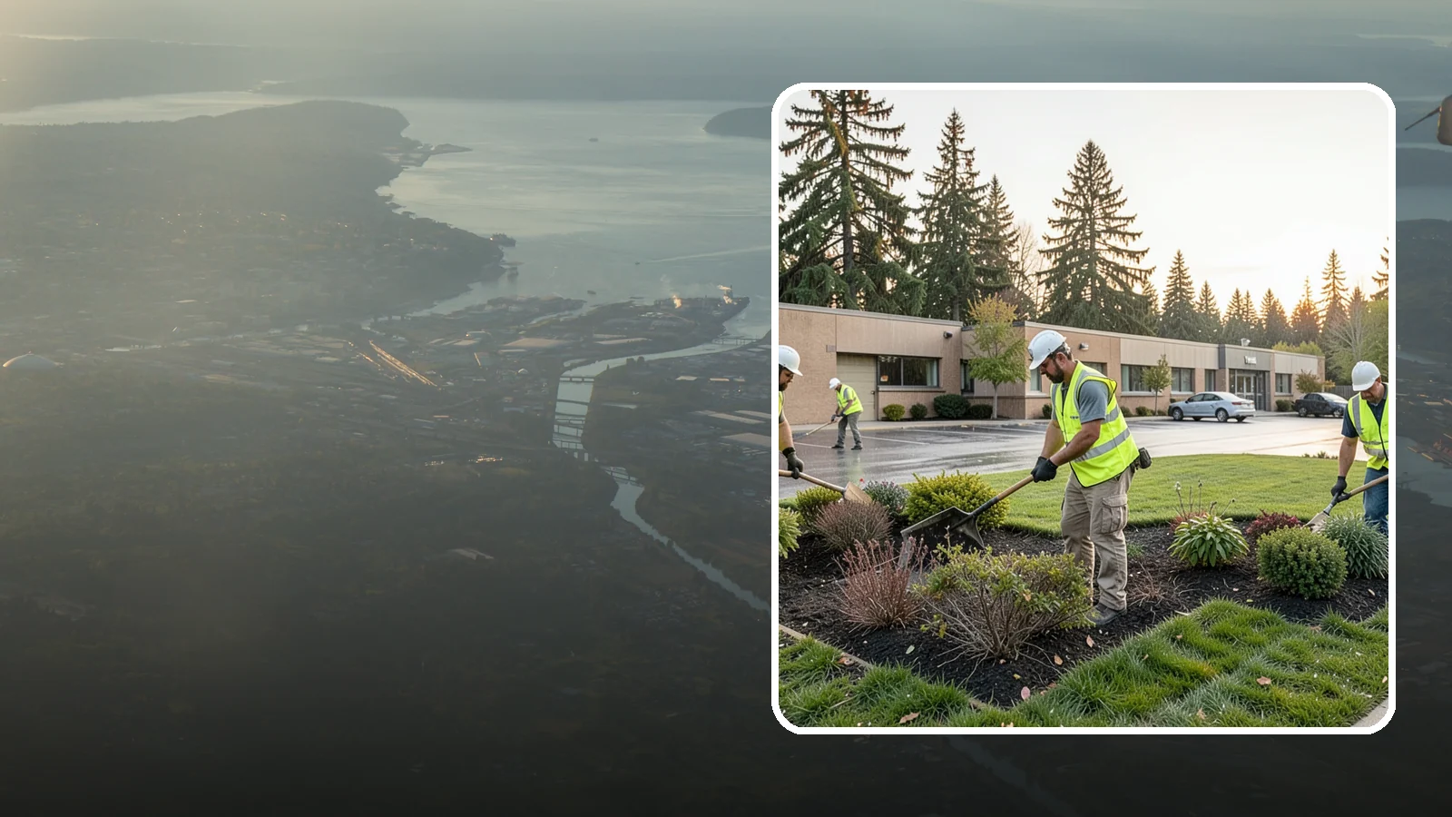 Transit Facility Grounds Maintenance in Fife, Pierce County, WA - Grounds maintenance for transit centers, park-and-rides, and bus bases across Western Washington transit agencies.