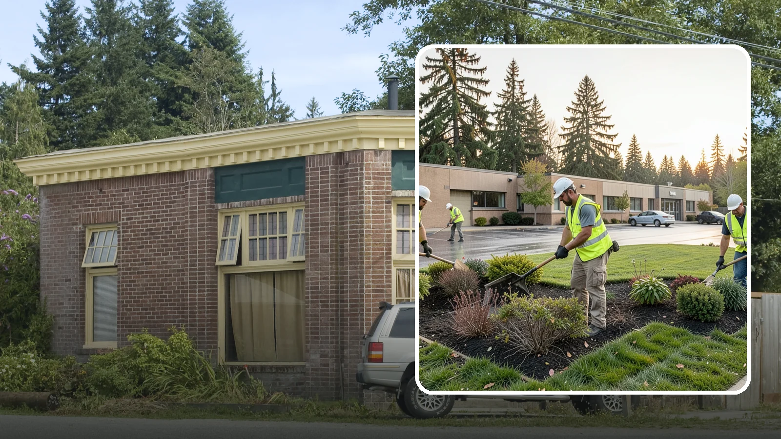 Transit Facility Grounds Maintenance in Hamilton, Skagit County, WA - Grounds maintenance for transit centers, park-and-rides, and bus bases across Western Washington transit agencies.