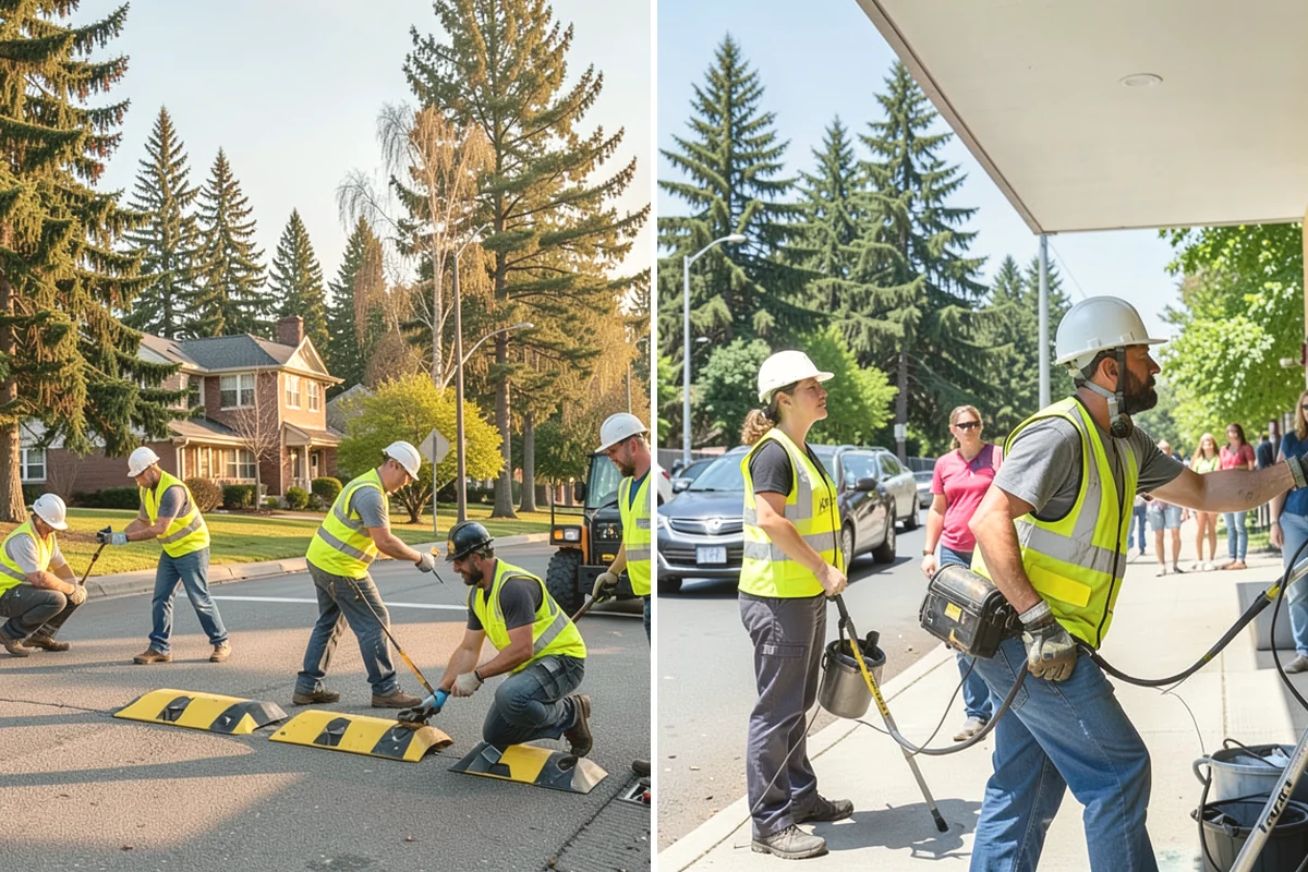 Transit Facility Grounds Maintenance in Issaquah, King County, WA - Coordinate with transit operations to identify active lanes and safe work windows