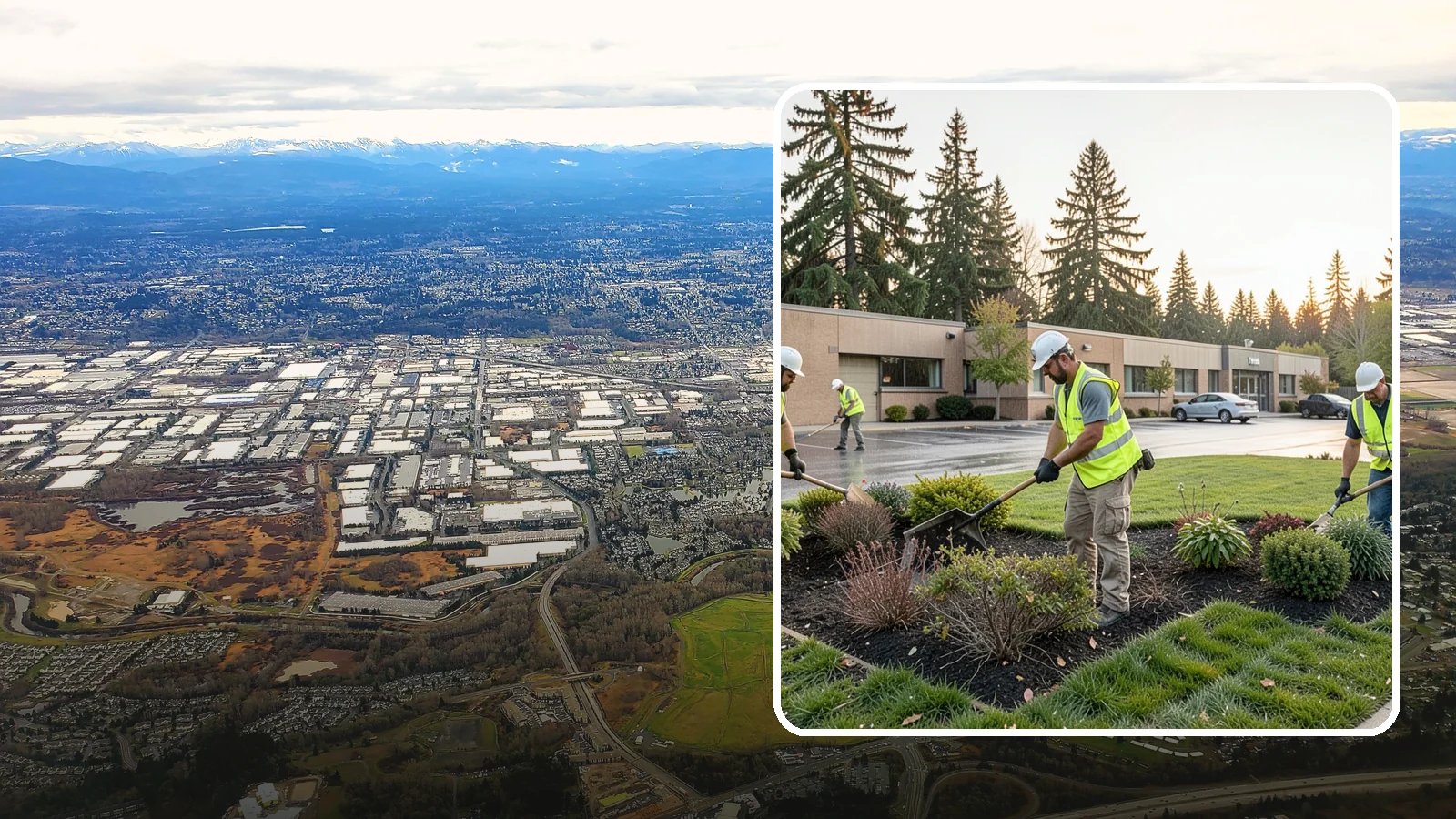 Transit Facility Grounds Maintenance in Kent, King County, WA - Grounds maintenance for transit centers, park-and-rides, and bus bases across Western Washington transit agencies.