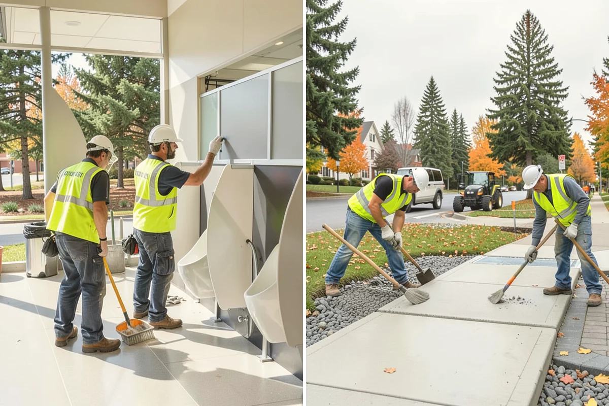 Transit Facility Grounds Maintenance in Kent, King County, WA - Coordinate with transit operations to identify active lanes and safe work windows