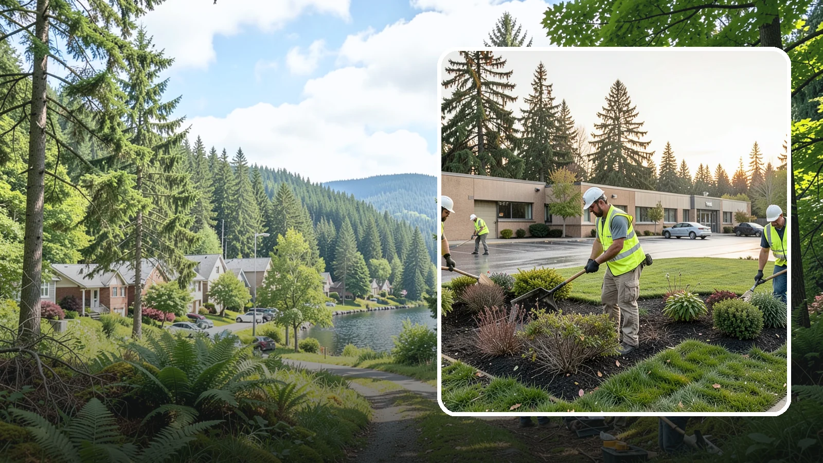 Transit Facility Grounds Maintenance in Lake Forest Park, King County, WA - Grounds maintenance for transit centers, park-and-rides, and bus bases across Western Washington transit agencies.