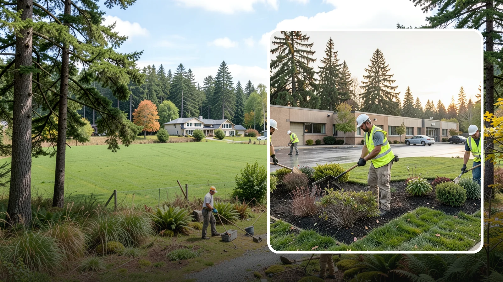 Transit Facility Grounds Maintenance in Lyman, Skagit County, WA - Grounds maintenance for transit centers, park-and-rides, and bus bases across Western Washington transit agencies.