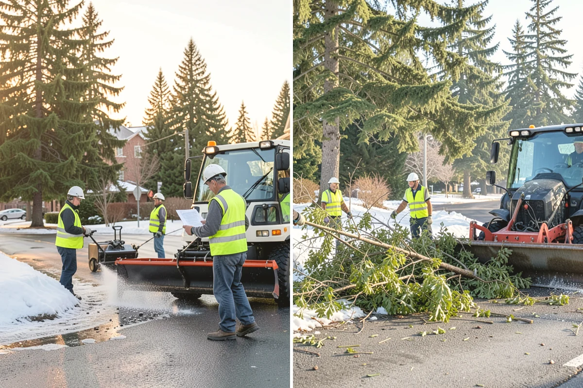 Transit Facility Grounds Maintenance in Mill Creek, Snohomish County, WA - Coordinate with transit operations to identify active lanes and safe work windows