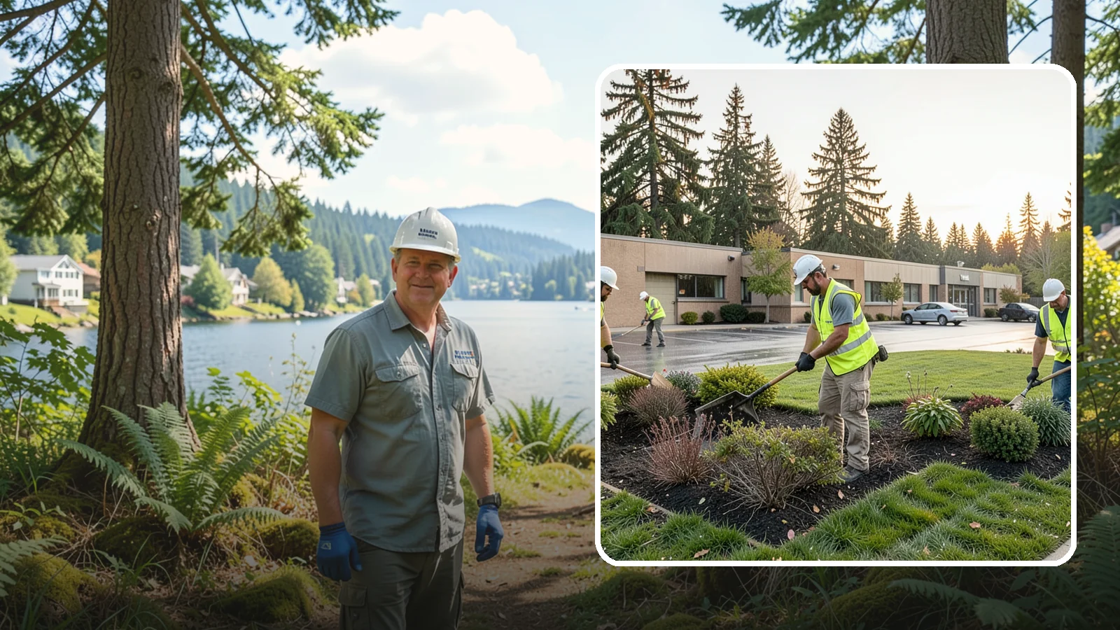 Transit Facility Grounds Maintenance in Milton, King County, WA - Grounds maintenance for transit centers, park-and-rides, and bus bases across Western Washington transit agencies.