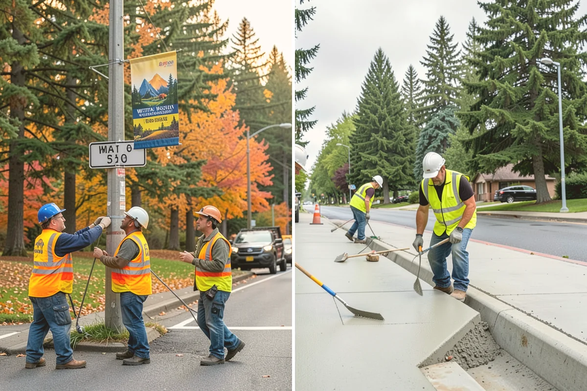 Transit Facility Grounds Maintenance in Milton, King County, WA - Coordinate with transit operations to identify active lanes and safe work windows