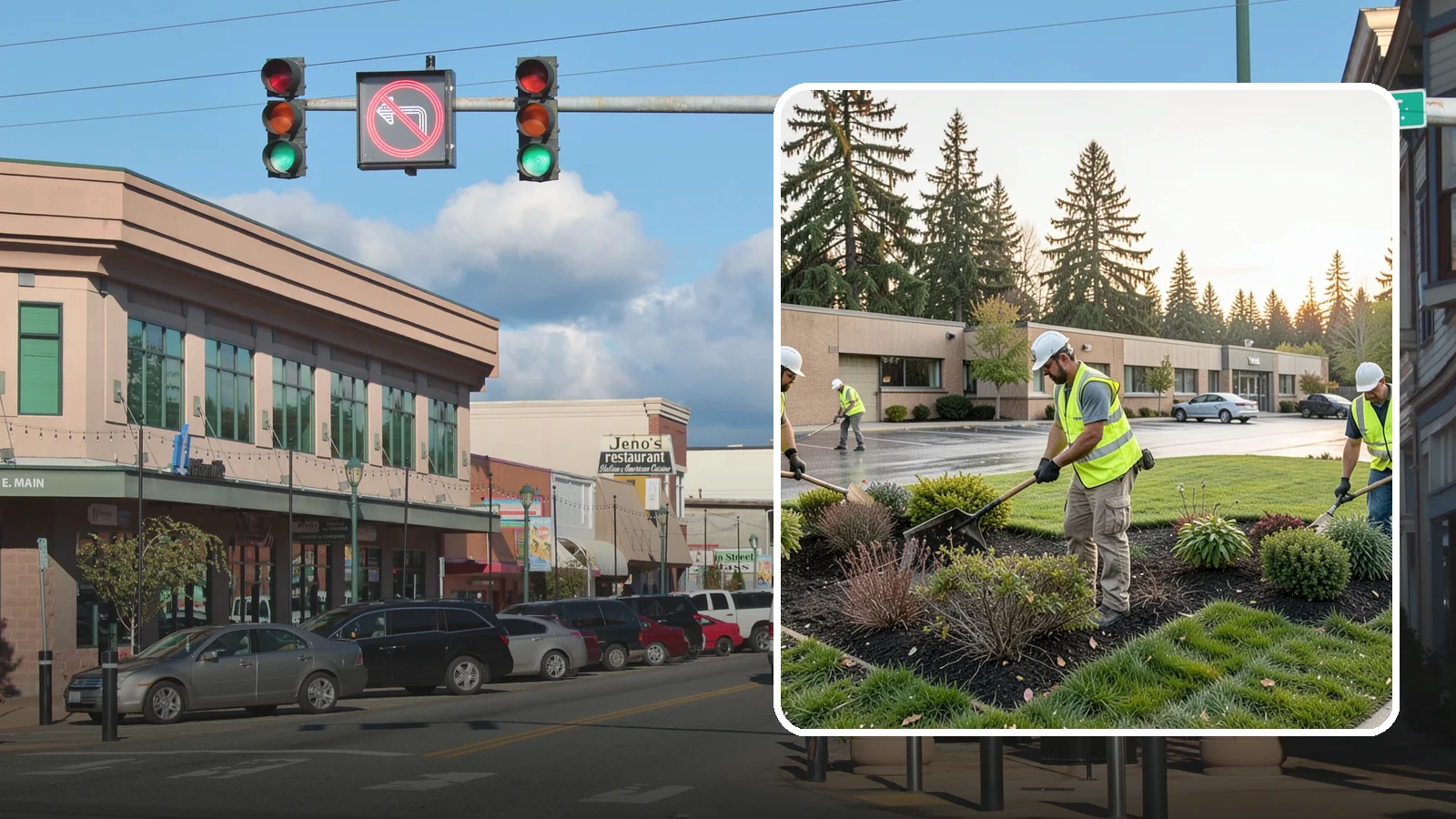 Transit Facility Grounds Maintenance in Monroe, Snohomish County, WA - Grounds maintenance for transit centers, park-and-rides, and bus bases across Western Washington transit agencies.